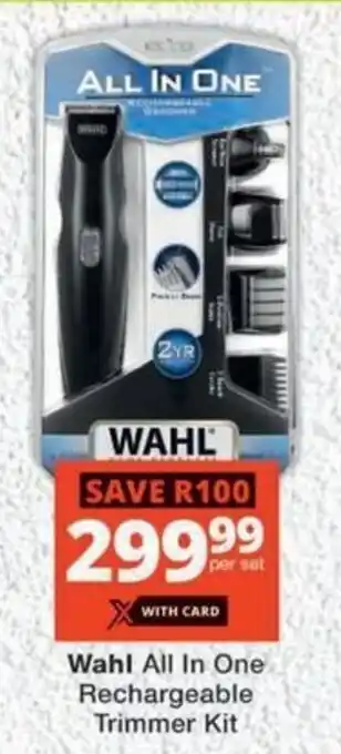MediRite Wahl All In One Rechargeable Trimmer Kit offer