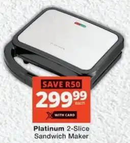 MediRite Platinum 2-Slice Sandwich Maker offer