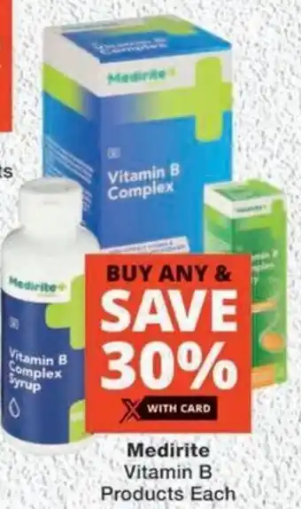 MediRite Medirite Vitamin B Products offer