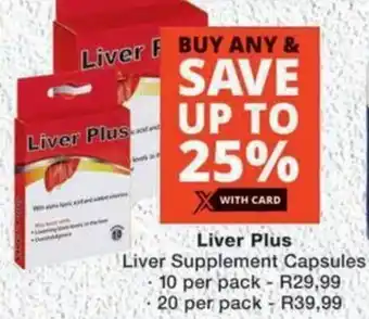 MediRite Liver Plus Liver Supplement Capsules offer