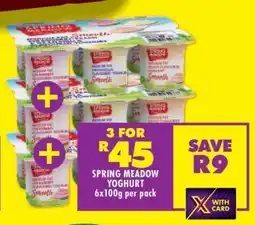 Shoprite SPRING MEADOW YOGHURT offer