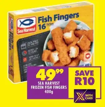 Shoprite SEA HARVEST FROZEN FISH FINGERS 400g offer