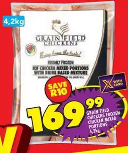 Shoprite GRAIN FIELD CHICKENS FROZEN CHICKEN MIXED PORTIONS 4,2kg offer