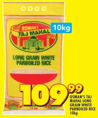 OSMAN’S TAJ MAHAL LONG GRAIN WHITE PARBOILED RICE 10kg