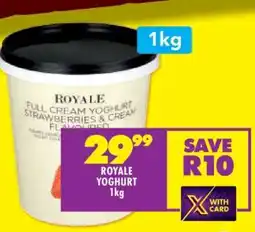 Shoprite ROYALE YOGHURT 1kg offer