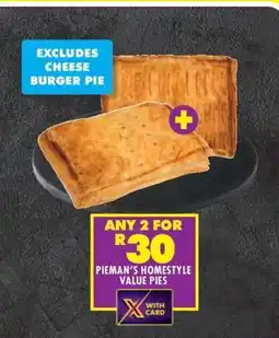 Shoprite PIEMAN'S HOMESTYLE VALUE PIES offer