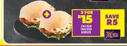 Shoprite CHICKEN SNACKER BURGER offer