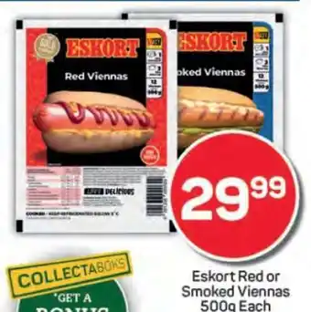 Pick n Pay Eskort Red or Smoked Viennas offer
