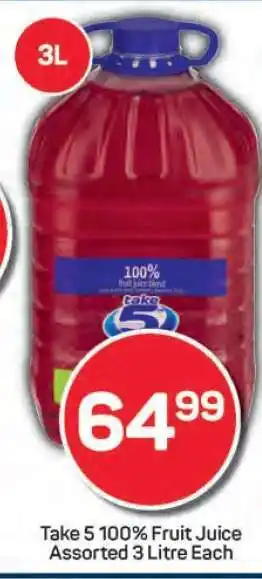 Pick n Pay TAKE 5 100% FRUIT JUICE offer