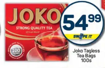 Pick n Pay Joko Tagless Tea Bags 100s offer