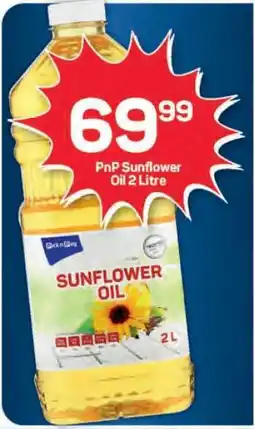 Pick n Pay PnP Sunflower Oil 2 Litre offer