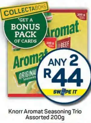 Pick n Pay Knorr Aromat Seasoning Trio Assorted 200g offer