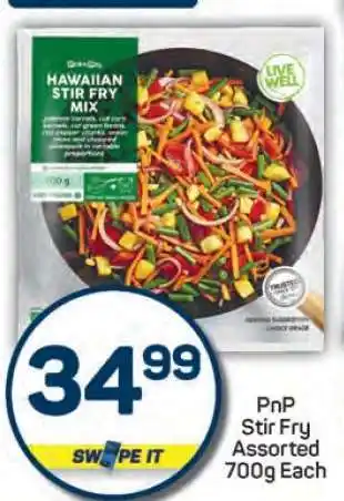 Pick n Pay PnP Stir Fry Assorted 700g Each offer