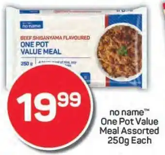 Pick n Pay no name One Pot Value Meal Assorted 250g Each offer