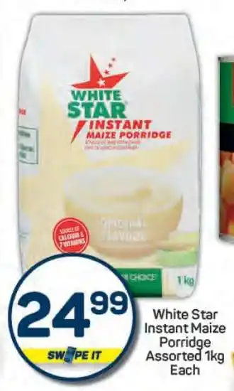 Pick n Pay WHITE STAR INSTANT MAIZE PORRIDGE offer
