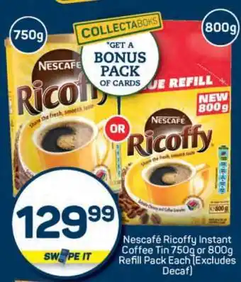 Pick n Pay NESCAFÉ Ricoffy Instant Coffee offer