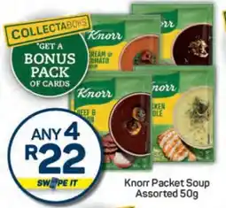 Pick n Pay Knorr Packet Soup Assorted-50g offer