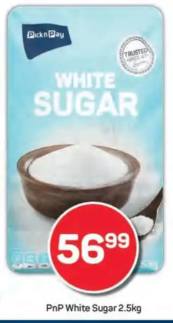 Pick n Pay PnP White Sugar 2.5kg offer