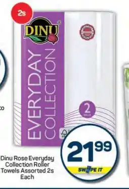 Pick n Pay Dinu Rose Everyday Collection Roller Towels Assorted 2s Each offer