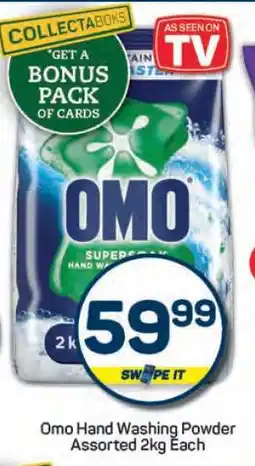 Pick n Pay Omo Hand Washing Powder Assorted-2Kg Each offer