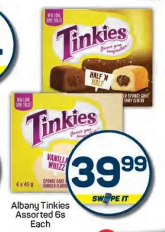 Pick n Pay Albany Tinkies Assorted 6s offer