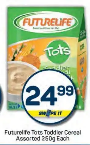 Pick n Pay Futurelife Tots Toddler Cereal offer