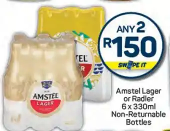 Pick n Pay Amstel Lager or Radler offer