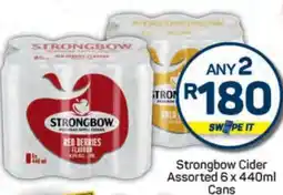 Pick n Pay Strongbow Cider Assorted 6 x 440ml Cans offer