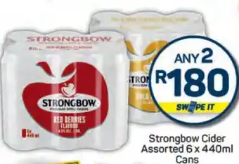 Pick n Pay Strongbow Cider Assorted 6 x 440ml Cans offer