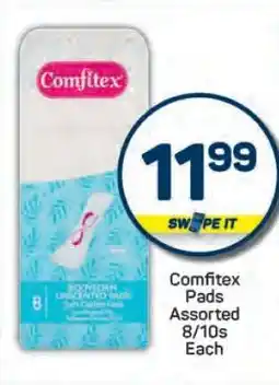 Pick n Pay Comfitex Pads Assorted 8/10s offer