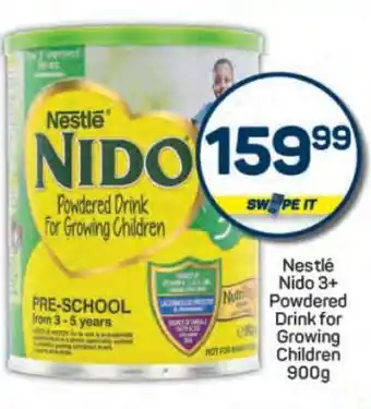 Pick n Pay Nestlé Nido 3+ Powdered Drink for Growing Children 900g offer