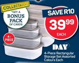 Pick n Pay DAY 4-Piece Rectangular Storage Set offer