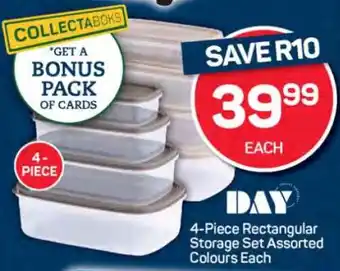 Pick n Pay DAY 4-Piece Rectangular Storage Set offer