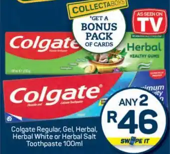Pick n Pay Colgate Toothpaste offer