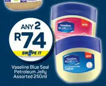 Pick n Pay Vaseline Blue Seal Petroleum Jelly Assorted 250ml offer