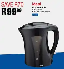 OK Furniture ideal Corded Kettle IDAK-501B offer