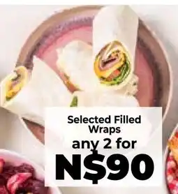 Food Lover's Market Selected Filled Wraps offer