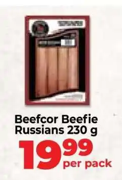 Food Lover's Market Beefcor Beefie Russians 230 g offer