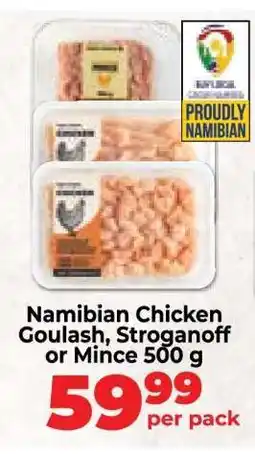 Food Lover's Market Namibian Chicken Goulash, Stroganoff or Mince 500 g offer