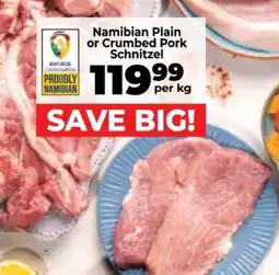 Food Lover's Market Namibian Plain or Crumbed Pork Schnitzel offer