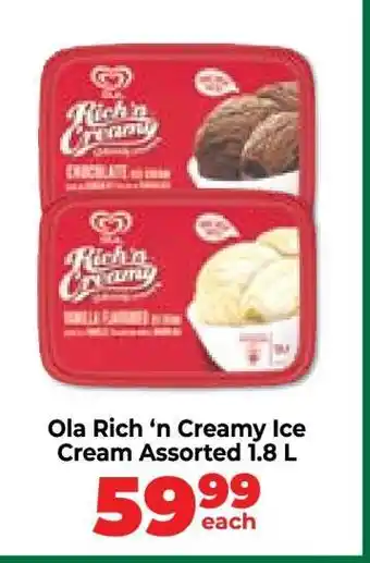 Food Lover's Market Ola Rich ‘n Creamy Ice Cream Assorted 1.8 L offer