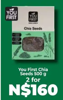 Food Lover's Market You First Chia Seeds 500 g offer