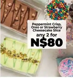 Food Lover's Market Peppermint Crisp, Oreo or Strawberry Cheesecake Slice offer