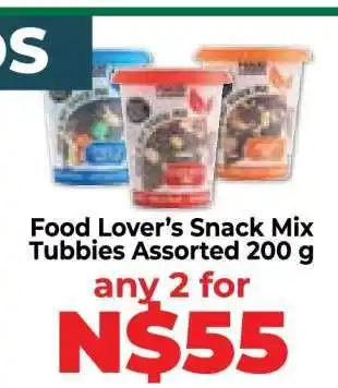 Food Lover's Market Food Lover’s Snack Mix Tubbies Assorted 200 g offer