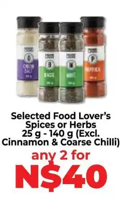 Food Lover's Market Selected Food Lover’s Spices or Herbs offer