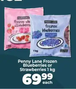 Food Lover's Market Penny Lane Frozen Blueberries or Strawberries 1 kg offer