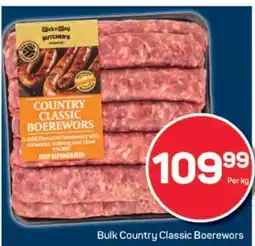 Pick n Pay Bulk Country Classic Boerewors offer