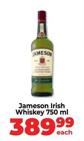 Jameson Irish Whiskey 750 ml