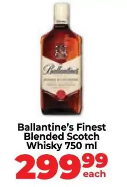 Food Lover's Market Ballantine’s Finest Blended Scotch Whisky 750 ml offer