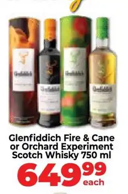 Food Lover's Market Glenfiddich Fire & Cane or Orchard Experiment Scotch Whisky 750 ml offer